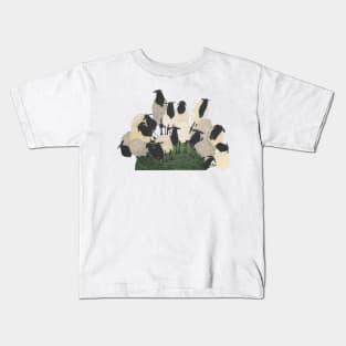 Sheep on the Hill Kids T-Shirt